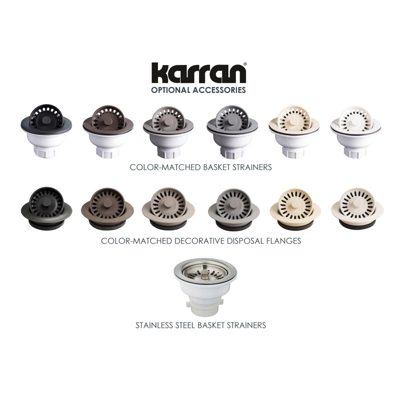 Karran 31/2 In. Kitchen Sink Basket Strainer & Reviews Wayfair